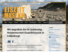 Tablet Screenshot of eiszeitmuseum.de